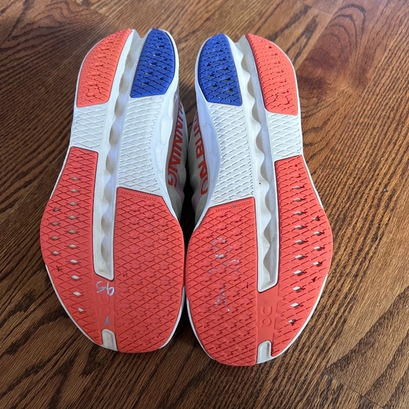 On Running Women's Cloudsurfer Next Sneaker Running Shoes White/Flame 9.5 WIDE - Picture 15 of 15